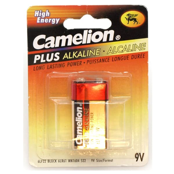 Batteri Alkaline 9V Camelion
