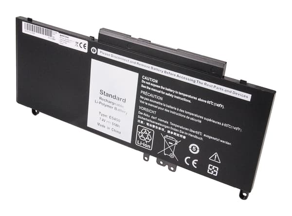 Batteri för Dell E5250 E5450 E5550 3150 3160 6000mAh 6MT4T