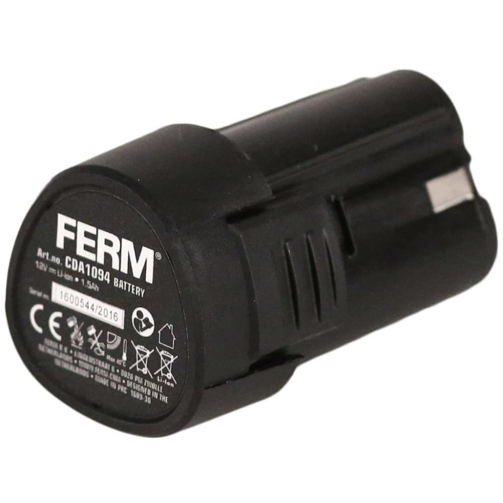 FERM Batteri CDA1094 12 V 1,5 Ah Li-ion