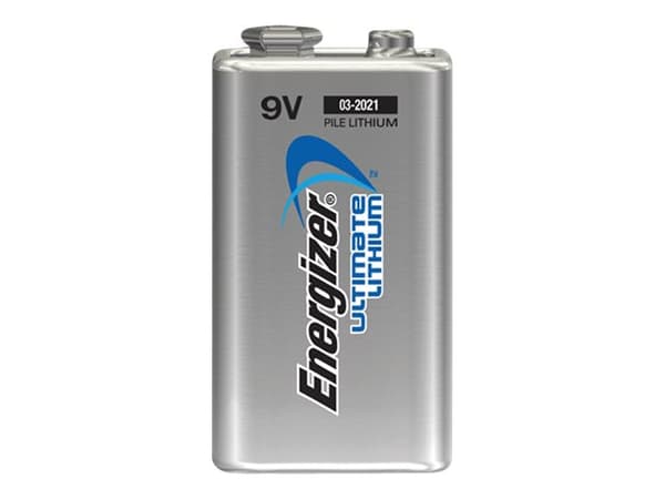 Energizer Ultimate Lithium - Batteri 9V - Li