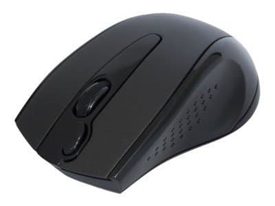 A4Tech V-Track G9-500F - Mus - 4 knapper - trådløs - 2.4 GHz - USB trådløs mottaker - svart