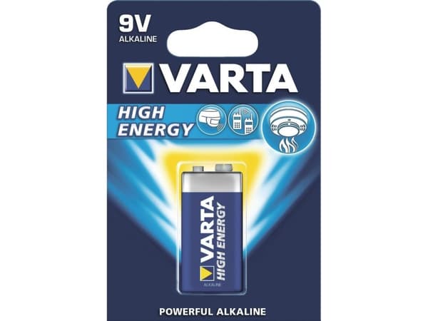 Varta High Energy - Batteri 20 x 9V - Alkalisk