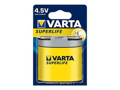 Varta SUPERLIFE 4.5 V 4.5V Sink-Karbon
