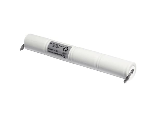 Emmerich 48D4000S Nødlampebatteri U-loddefane 4.8 V 4000 mAh