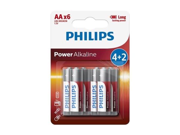 Philips Power Alkaline Batteri LR6P4B/10