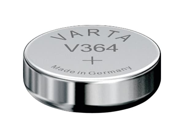 Varta -V364, Kertakäyttöinen akku, SR60, Hopea-oksidi (S), 1,55 V, 1 kpl, 20 mAh