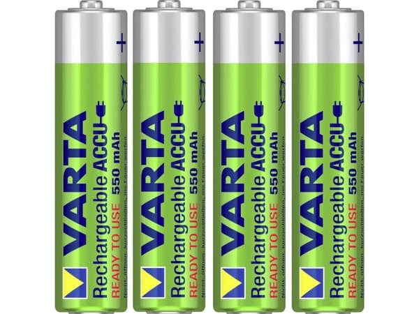 Varta - Batteri 4 x AAA - NiMH - (ladbare) - 550 mAh