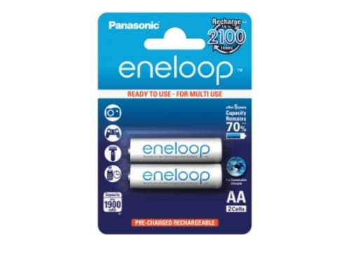 Panasonic eneloop BK-3MCCE - Batteri 2 x AA type - NiMH - (oppladbart) - 1900 mAh