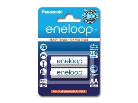 Panasonic eneloop BK-3MCCE - Batteri 2 x AA type - NiMH - (oppladbart) - 1900 mAh