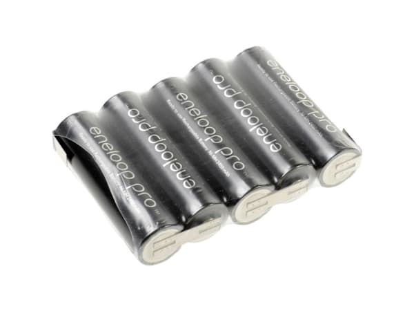 Panasonic eneloop Pro Reihe F1x5 Batteripakke Celletal: 5 Batteristørrelse: R6 (AA) Z-loddefane NiMH 6 V 2450 mAh