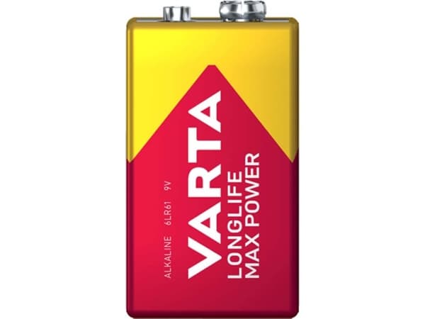 Varta Longlife Max Power 4722 - Batteri 9V - Alkalisk