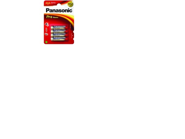 Panasonic Alkaline Pro Power LR03PPG - Batteri 4 x AAA - Alkalisk