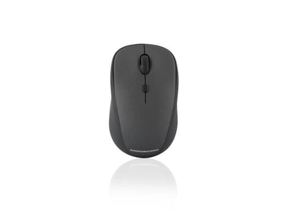 Modecom MC-WM6, Molempikätinen, Optinen, Langaton RF, 1600 DPI, Musta, Harmaa