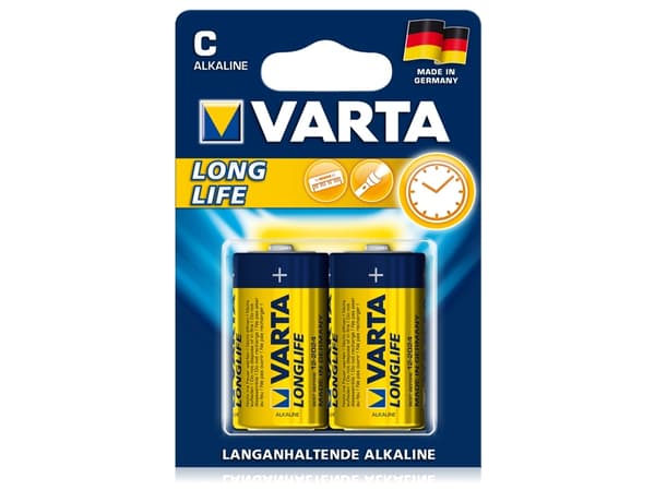 Varta 04114110412 Kertakäyttöinen akku C Alkali