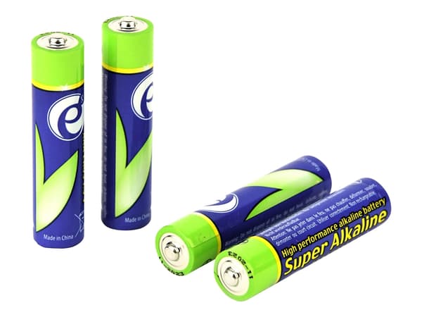 Gembird Battery Set alkaline ENERGENIE EG-BA-AAA4-01 x 4 - Batterie - Micro (AAA), Kertakäyttöinen akku, AAA, Alkali, 1,5 V, 4 kpl