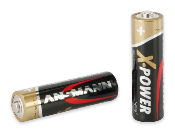 Ansmann Mignon / AA / LR6 x4, Kertakäyttöinen akku, AA, Alkali, 1,5 V, 4 kpl, Musta