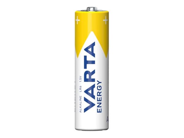 Varta BV-8 AA, Kertakäyttöinen akku, AA, Alkali, 8 kpl, Sininen, Keltainen, Lieriömäinen