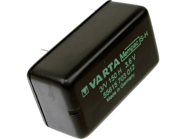 Varta 3/V 150 H PC TP, Oppladbart batteri, Nikkelmetallhydrid (NiMH), 3,6 V, 1 stykker, 150 mAh, Sort