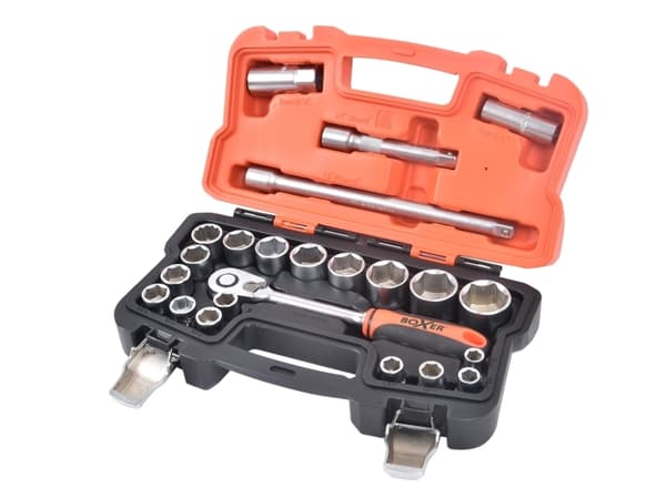 Boxer® topnøglesæt 10-32 mm 1/2" 23 dele