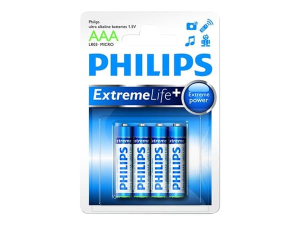 Philips Batteri LR03E4B/10