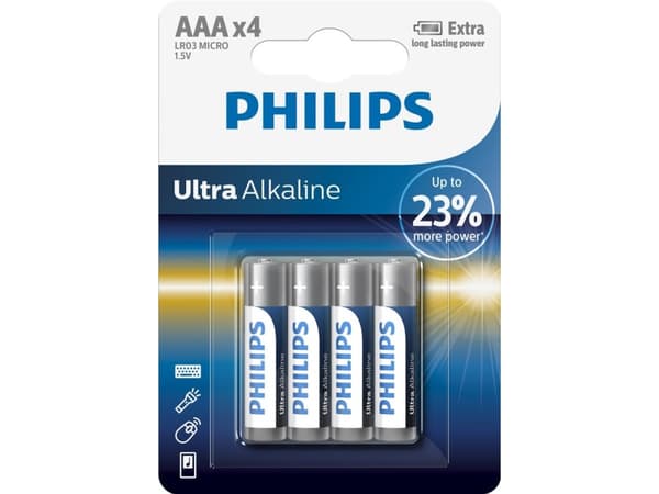 Philips Batteri LR03E4B/10