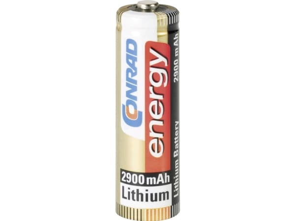 Conrad FR6, AA, Litium, 1,5 V, 4 stk, 2900 mAh, -20 - 60 °C