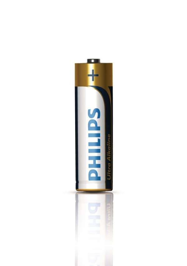 Philips Akku LR6E4B/10, Kertakäyttöinen akku, Alkali, 1,5 V, 4 kpl, 14,5 mm, 50,5 mm