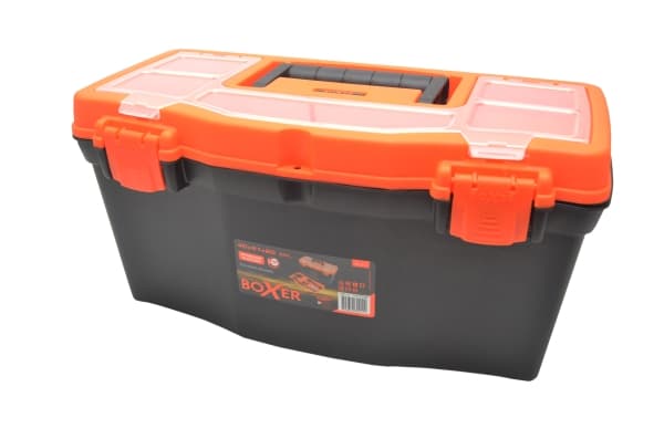 Boxer® Værktøjskasse 17" med opbevaring i låg 41 x 23 x 20,5 cm.