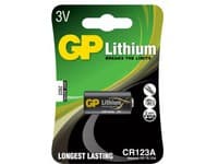 GP Batterier DL123A CR-123A Fotobatteri Lithium 1400 mAh 3 V 1 stk