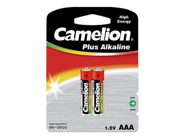 Camelion Plus LR03-BP2 - Batteri 2 x AAA - Alkalisk - 1250 mAh
