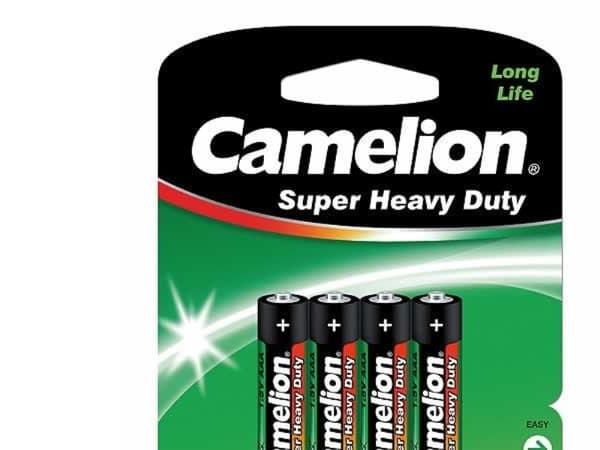 Camelion Super Heavy Duty R03P-BP4G - Batteri 4 x AAA - Karbonsink
