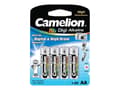 Miniatyrbilde 1 av 4: Camelion Digi Alkaline LR6-BP4 - Batteri 4 x AA-type - Alkalisk - 2800 mAh