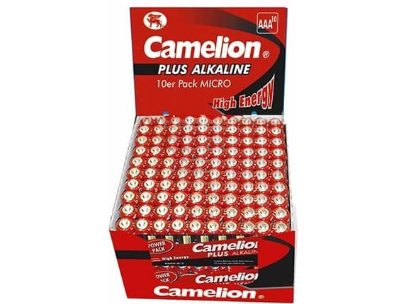 Camelion Plus Alkaline LR03-SP10 - Batteri 10 x AAA - Alkalisk - 1250 mAh