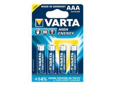 Varta High Energy - Batteri 4 x AAA - alkaliskt