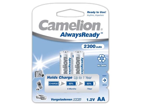 Camelion Always Ready "Premium" NH-AA2300AR-BP2 - Batteri 2 x AA-type - NiMH - (oppladbart) - 2300 mAh