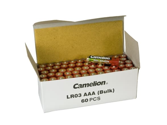 Camelion Plus Alkaline - Batteri 60 x AAA / LR03 - Alkalisk - 1250 mAh