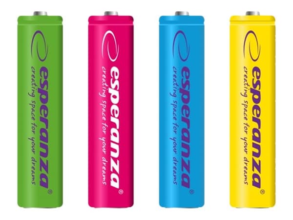 Esperanza EZA108 - Batteri 4 x AA / HR6 - NiMH - (ladbare) - 2000 mAh - assortert