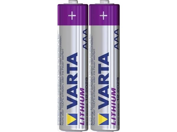 Varta Professional - Batteri 2 x AAA - Li - 1100 mAh