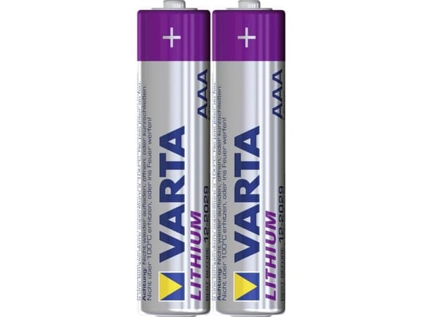 Varta Professional - Batteri 2 x AAA - Li - 1100 mAh