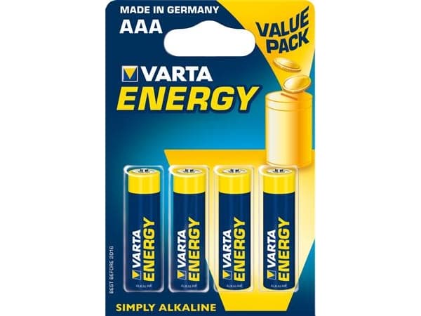 Varta Energy 4103 - Batteri 4 x AAA - Alkalisk