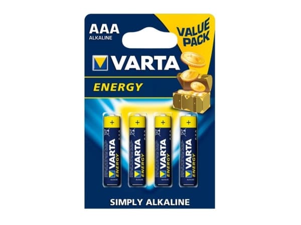 Varta Energy 4103 - Batteri 4 x AAA - Alkalisk