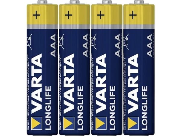 Varta Longlife Extra - Batteri 4 x AAA / LR03 - Alkalisk