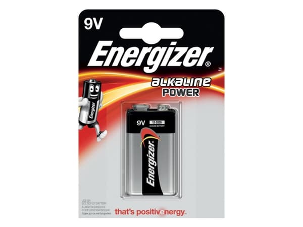 Energizer Alkaline Power - Batteri 9V - Alkaline