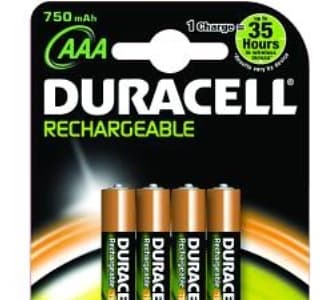 Duracell StayCharged - Batteri 4 x AAA - NiMH - (ladbare) - 750 mAh