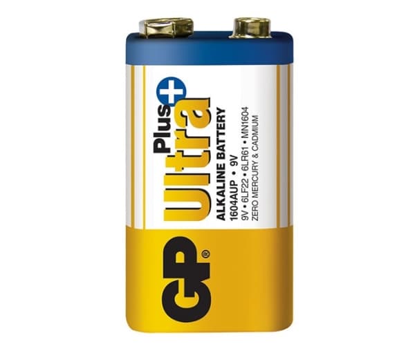 GP Batteries Ultra Plus Alkaline 1604AUP, Engangsbatteri, 9V, Alkalinsk, 9 V, 1 stykker, 7 år