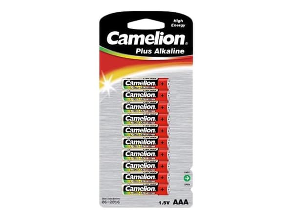 Camelion Plus Alkaline LR03-BP10 - Batteri 10 x AAA - Alkalisk - 1250 mAh