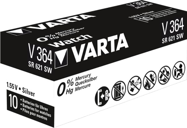 Varta v 364 Engangsbatteri Alkalinsk