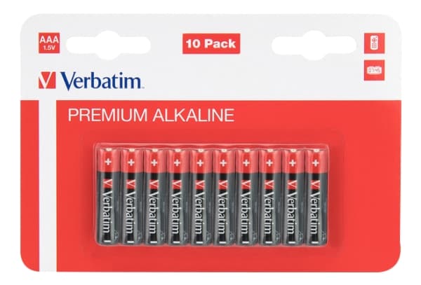 Verbatim - Batteri 10 x AAA / LR03 - Alkalisk