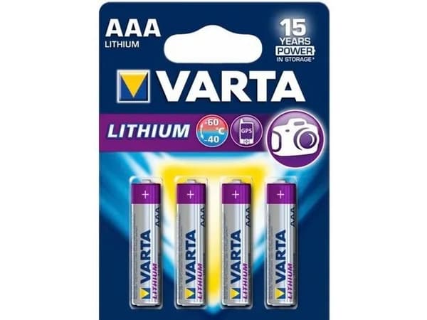 Varta Battery - LITHIUM AAA                              4St.