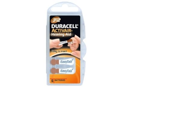 Duracell DA13 ACUSTICA, Kertakäyttöinen akku, Sinkki-ilma, 1,4 V, 6 kpl, Metallinen, Oranssi, Nappi/kolikko